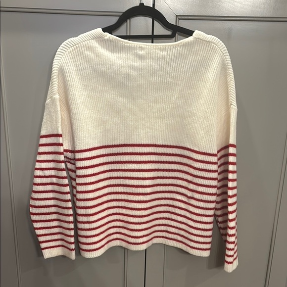 Mango Women's Red and White Striped Sweater NWT - Picture 4 of 4